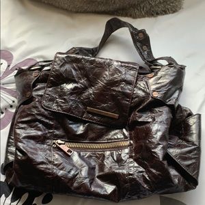 Lightweight vegan leather large purse